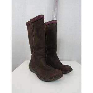 UGG Australia Women's US 8 Brown Suede Leather Sheepskin Lined Winter Boots